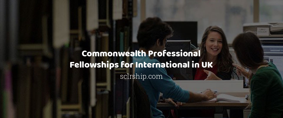 Feature image for Commonwealth Professional Fellowships for International in UK