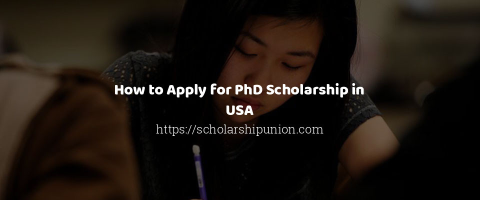 Feature image for How to Apply for PhD Scholarship in USA