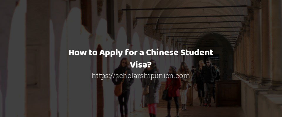 Feature image for How to Apply for a Chinese Student Visa?