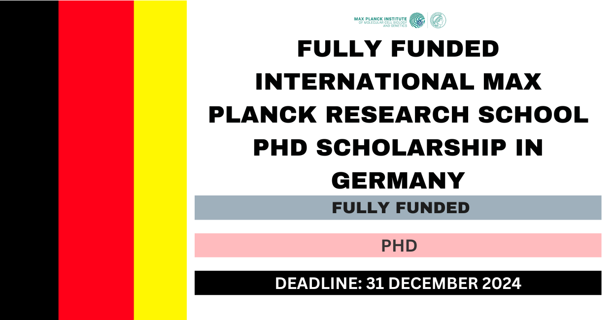 Feature image for Fully Funded International Max Planck Research School PhD Scholarship in Germany 2024-25