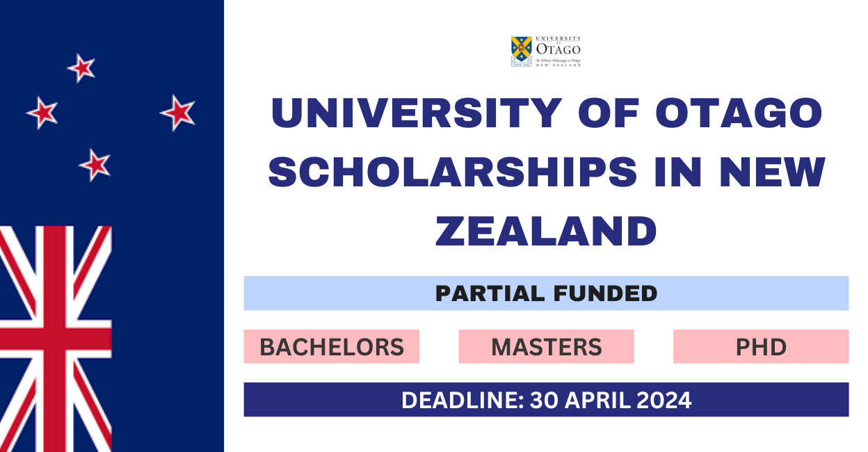 Feature image for University of Otago Scholarships in New Zealand 2024-25