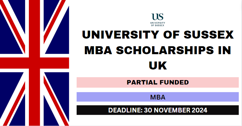 Feature image for University of Sussex MBA Scholarships in UK 2025