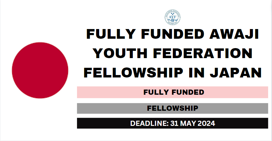 Feature image for Fully Funded Awaji Youth Federation Fellowship in Japan 2024-25