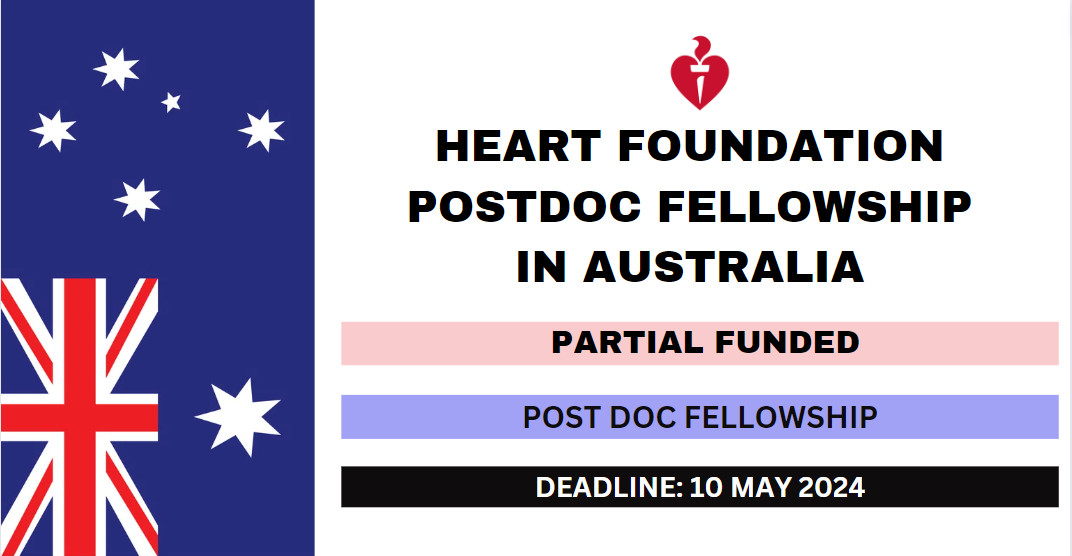 Feature image for Heart Foundation PostDoc Fellowship in Australia 2024
