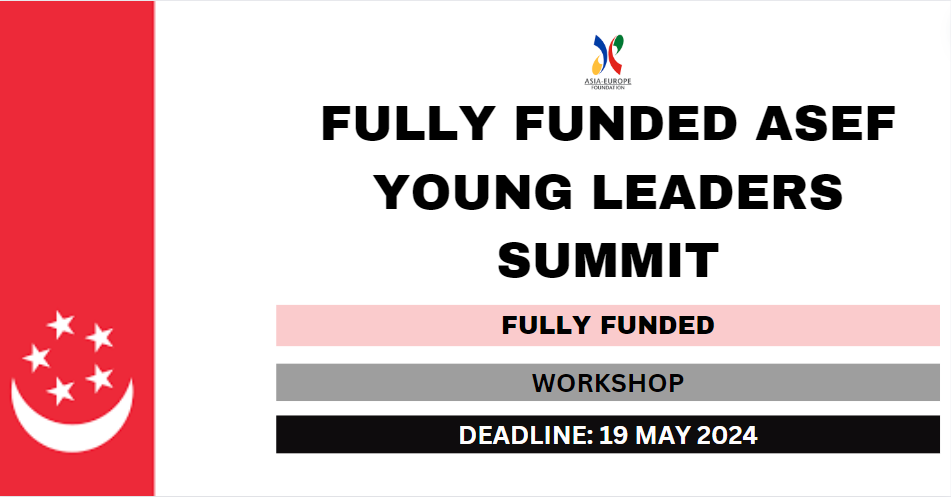 Feature image for Fully Funded ASEF Young Leaders Summit 2024