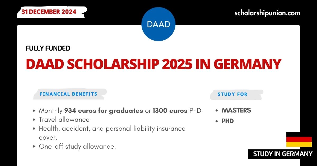 Feature image for Fully Funded DAAD Scholarships 2025 in Germany