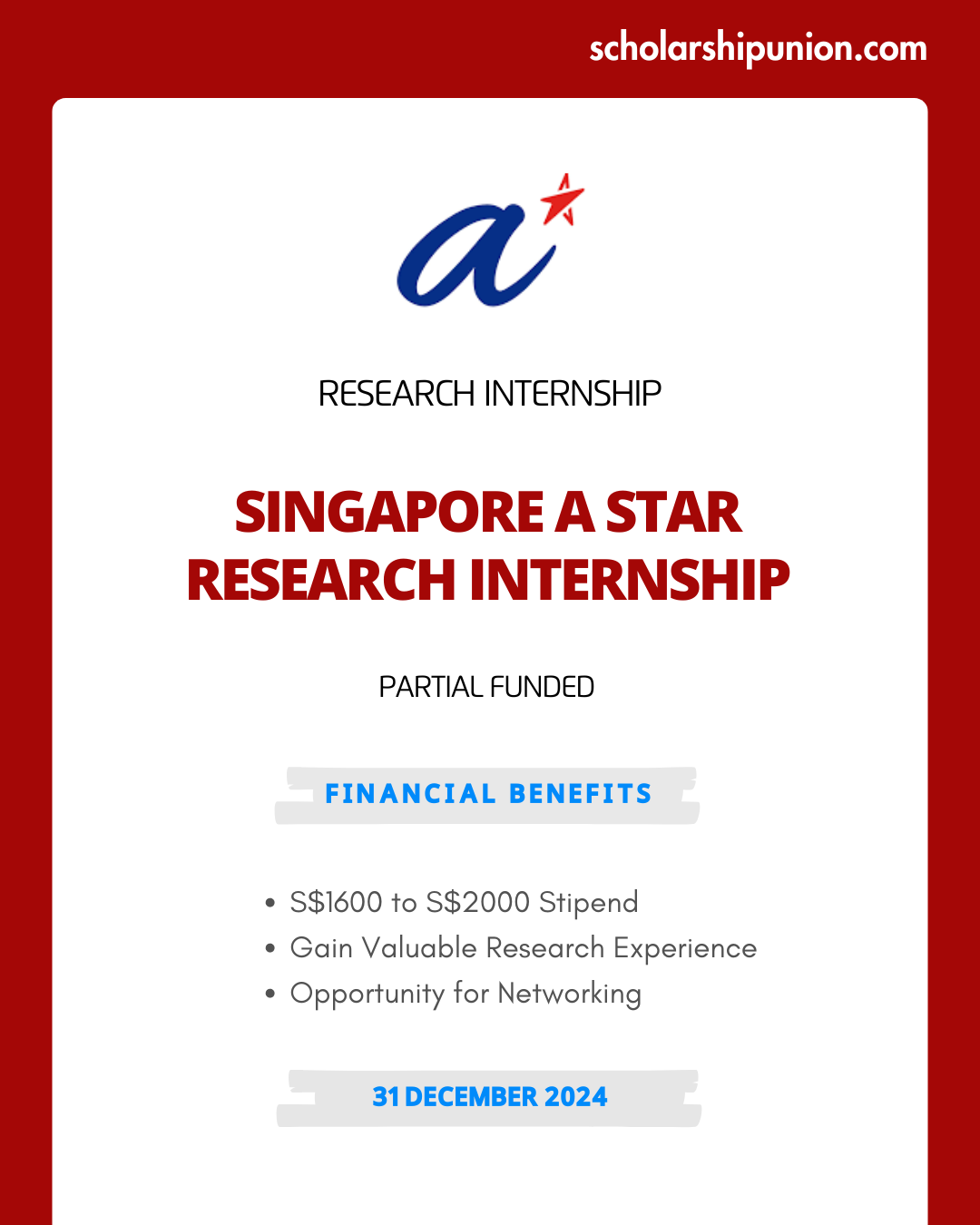 a star research internship