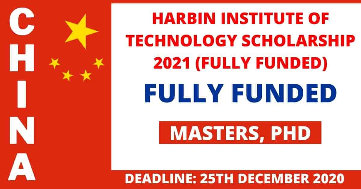 Feature image for Fully Funded Harbin Institute of Technology Scholarship in China 2021