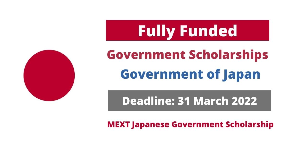 Feature image for Fully Funded MEXT Japanese Government Scholarship in Japan