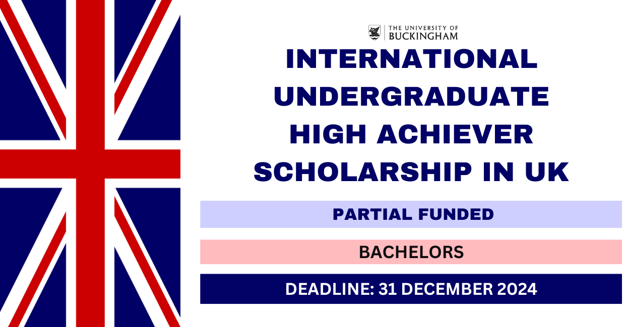 Feature image for International Undergraduate High Achiever Scholarship in UK 2024-25