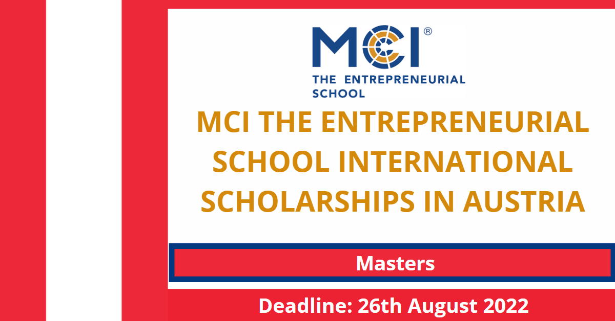 Feature image for MCI The Entrepreneurial School International Scholarships in Austria