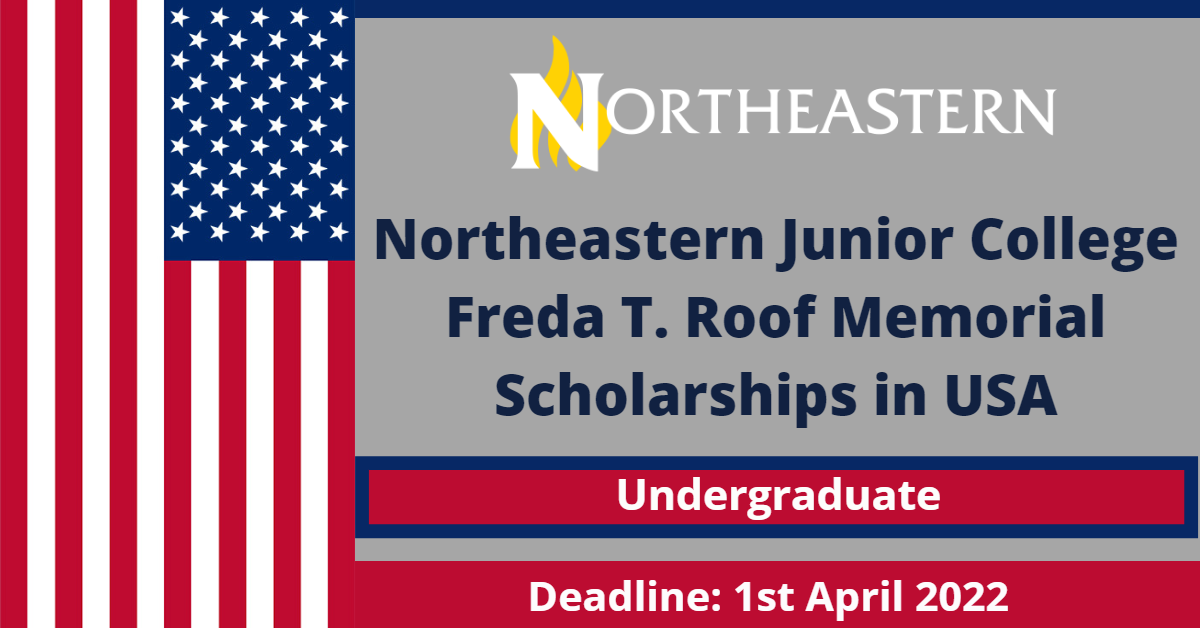 Feature image for Northeastern Junior College Freda T. Roof Memorial Scholarships in USA