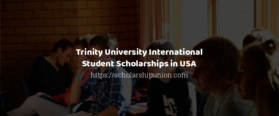 Feature image for Trinity University International Student Scholarships in USA