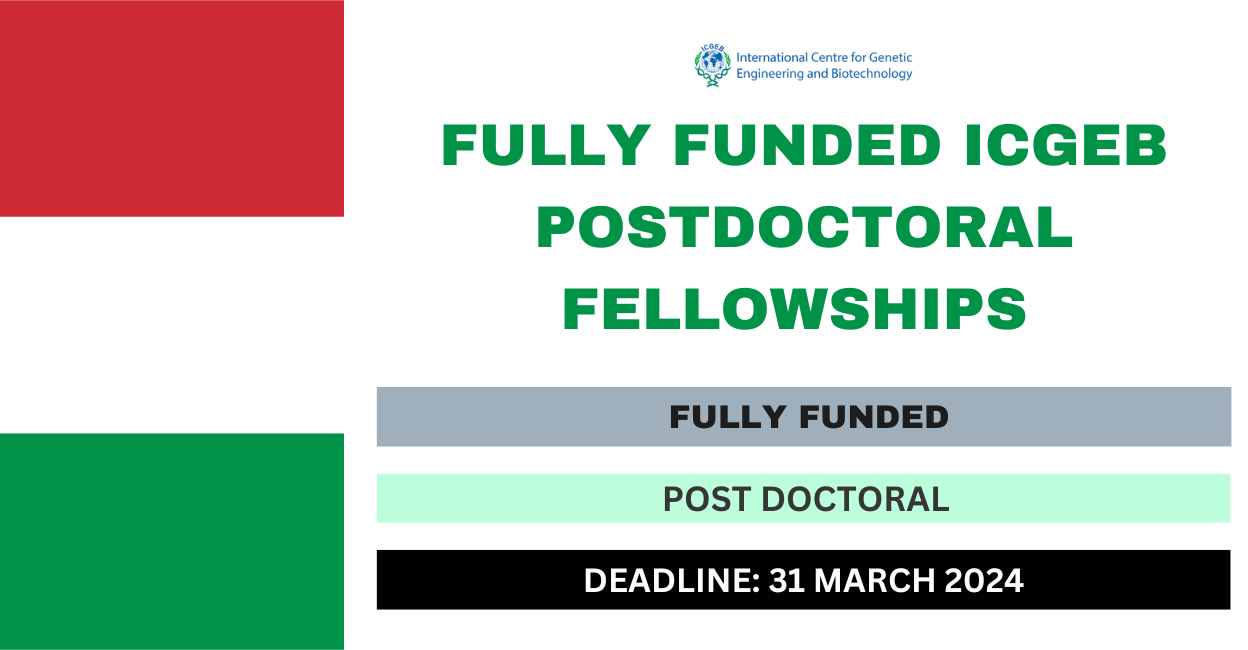 Feature image for Fully Funded ICGEB Postdoctoral Fellowships 2024