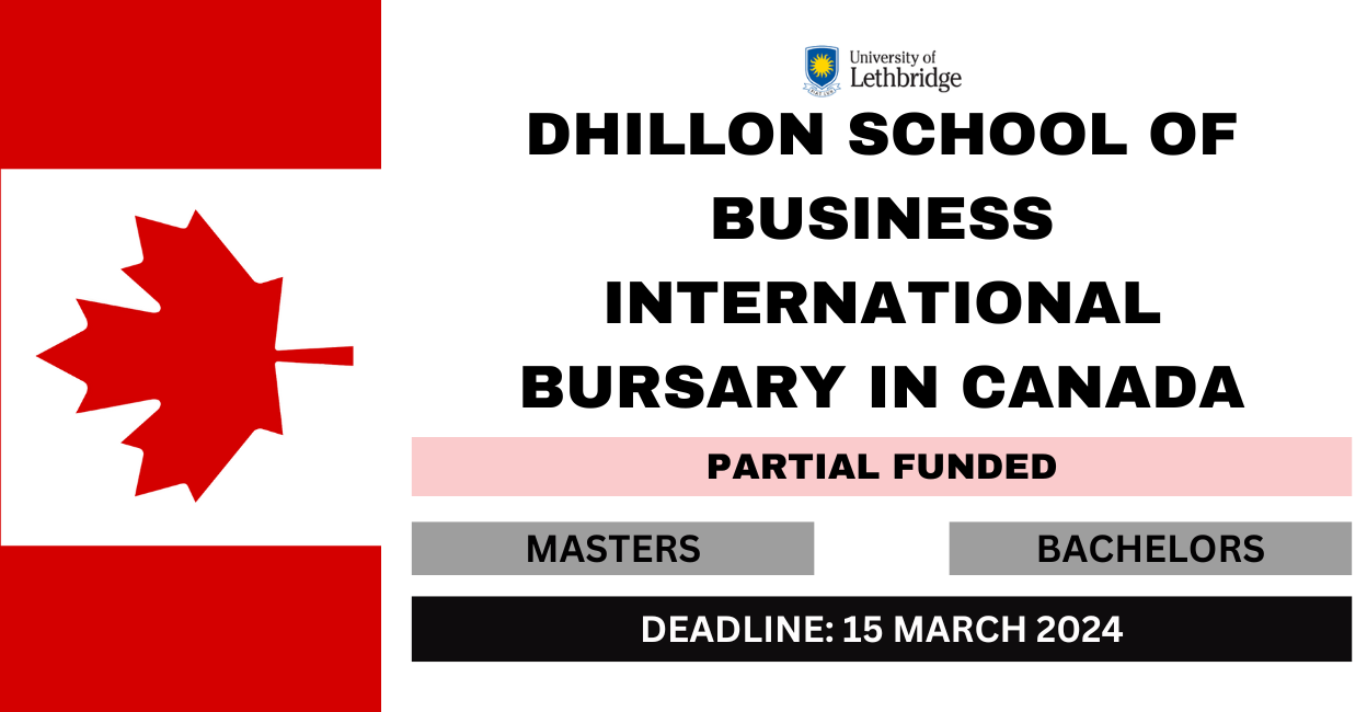 Feature image for Dhillon School of Business International Bursary in Canada 2024-25