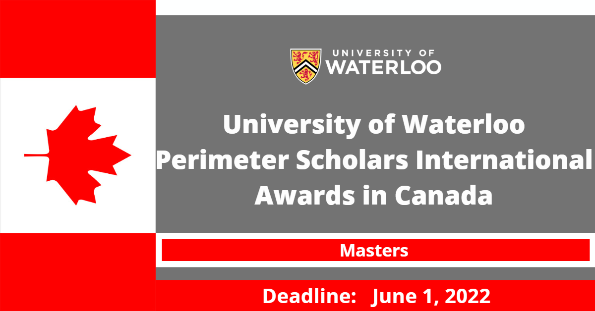 Feature image for University of Waterloo Perimeter Scholars International Awards in Canada