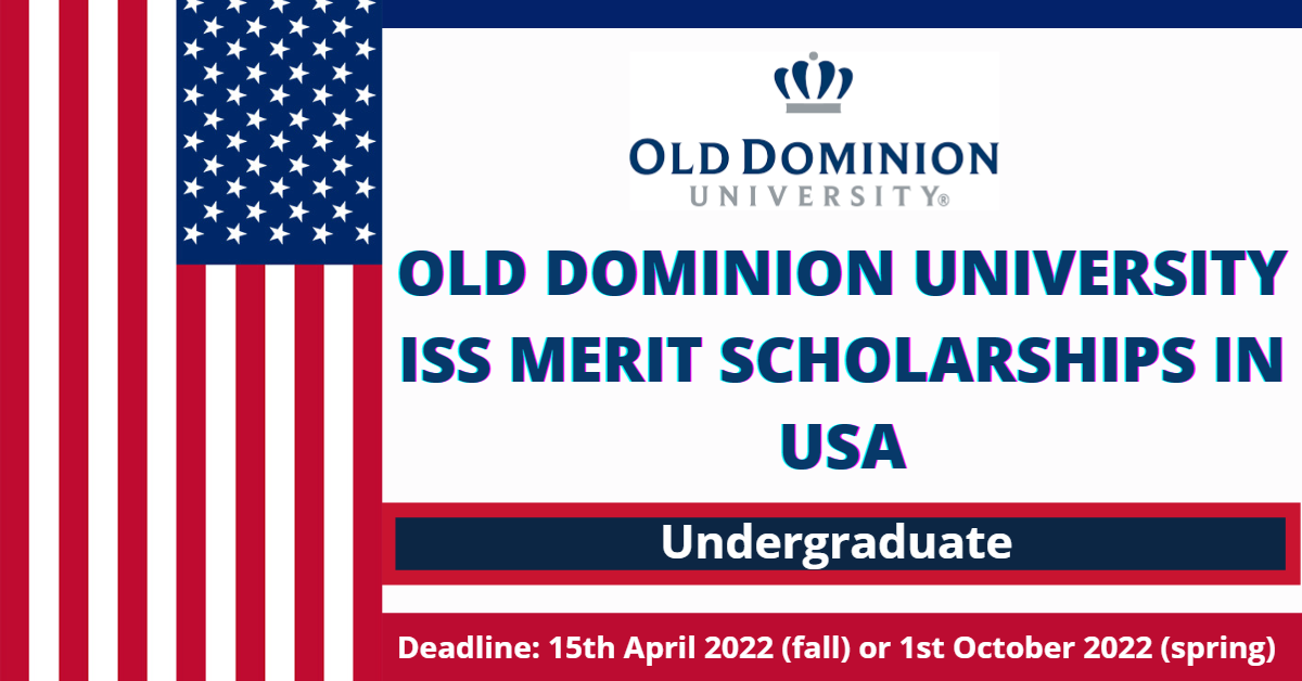 Feature image for Old Dominion University ISS Merit Scholarships in USA