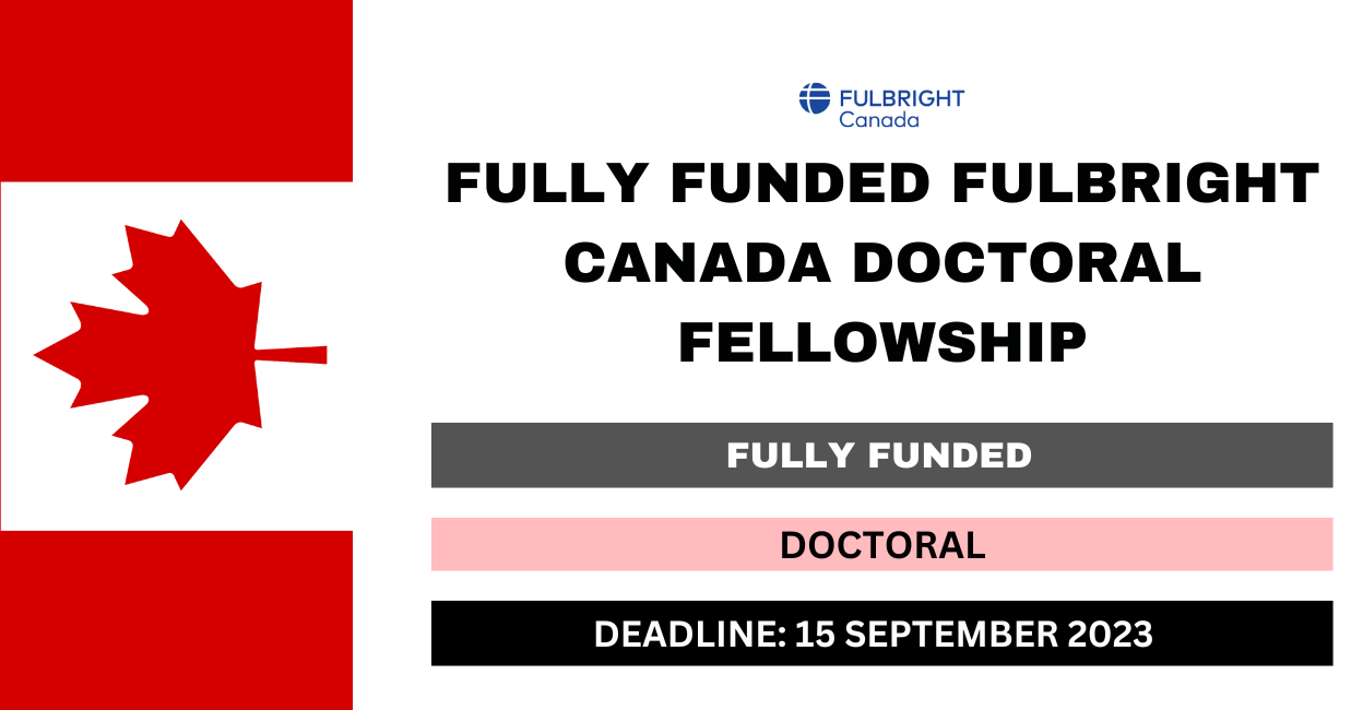 Feature image for Fully Funded Fulbright Canada Doctoral Fellowship 2024/25