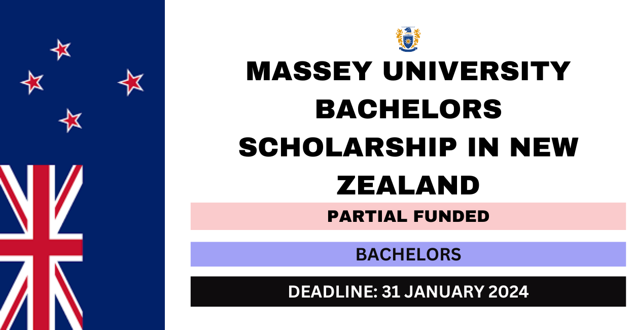 Feature image for Massey University Bachelors Scholarship in New Zealand 2024