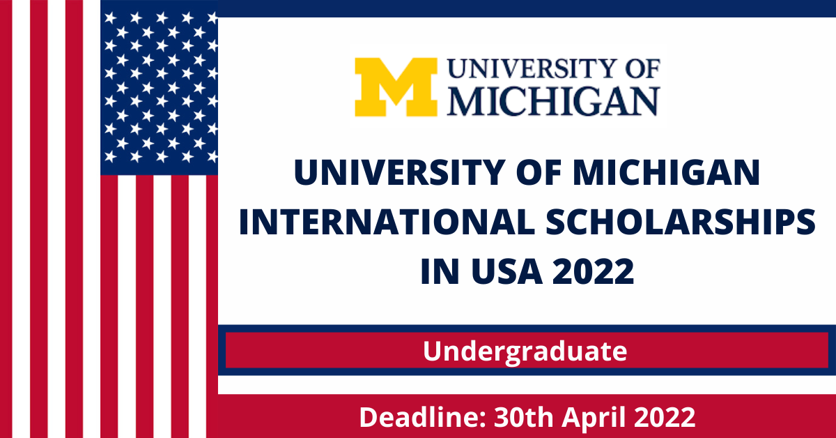 Feature image for University of Michigan International Scholarships in USA 2022