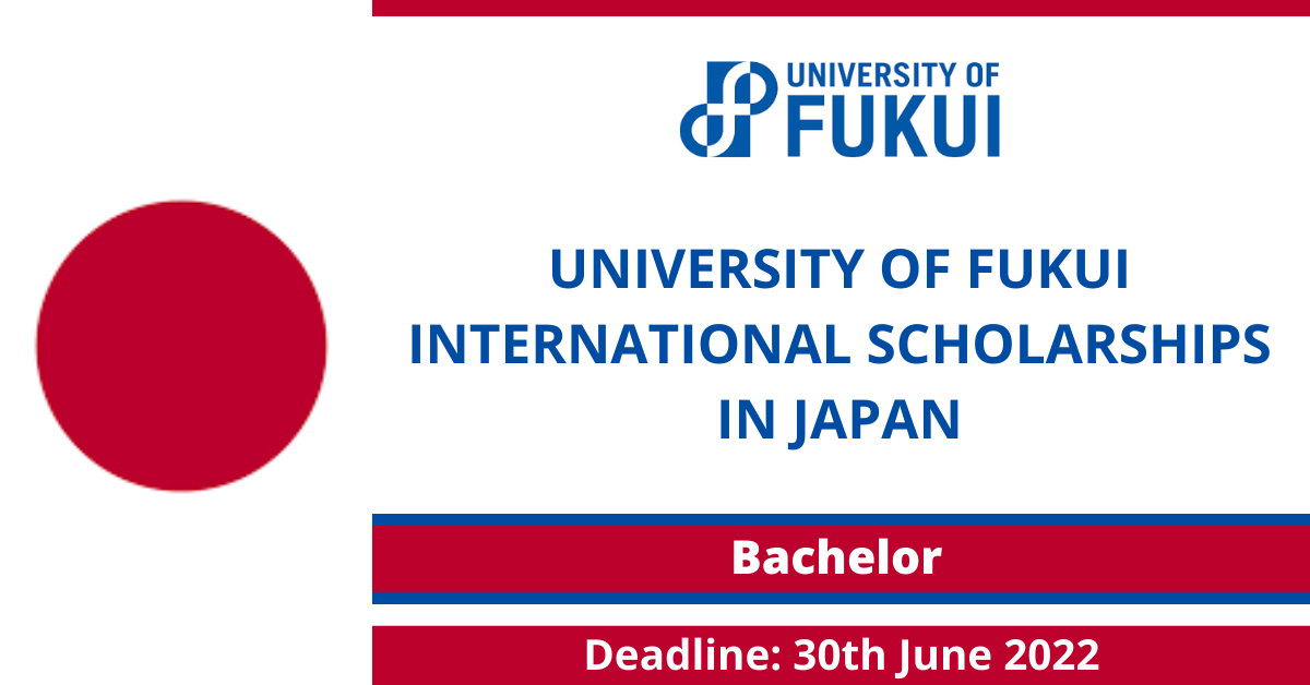 Feature image for University of Fukui International Scholarships in Japan