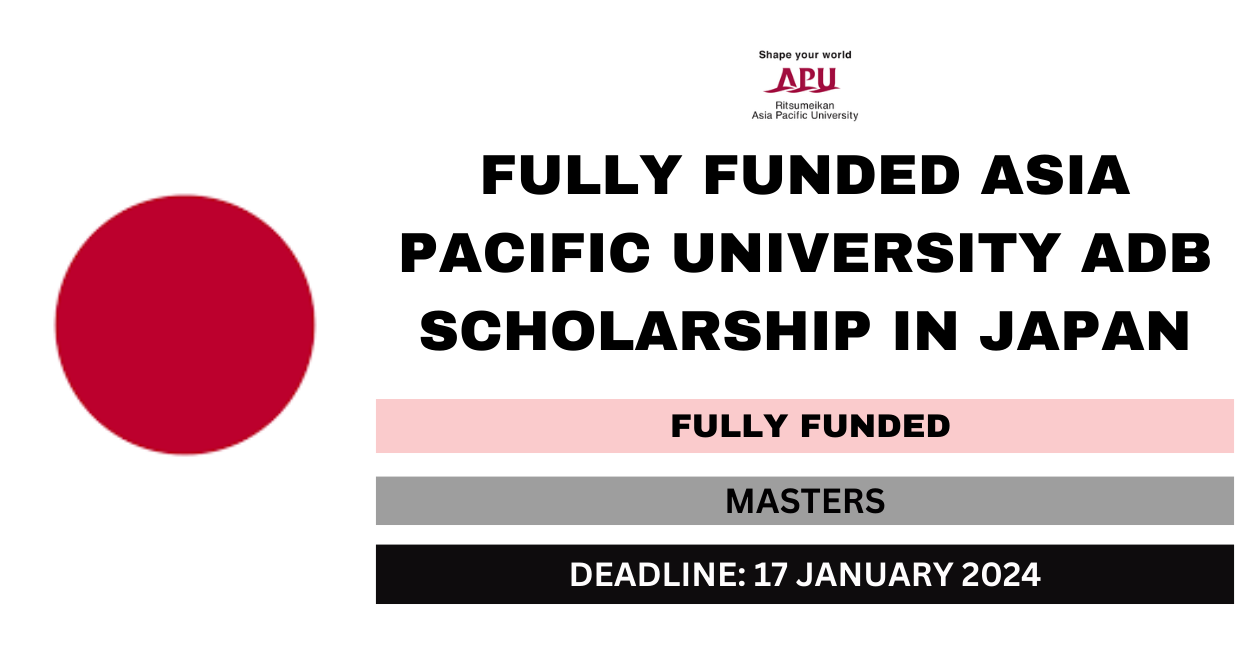 Feature image for Fully Funded Asia Pacific University ADB Scholarship in Japan 2024