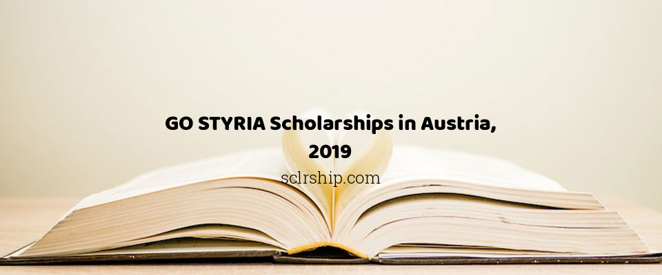 Feature image for GO STYRIA Scholarships in Austria, 2019