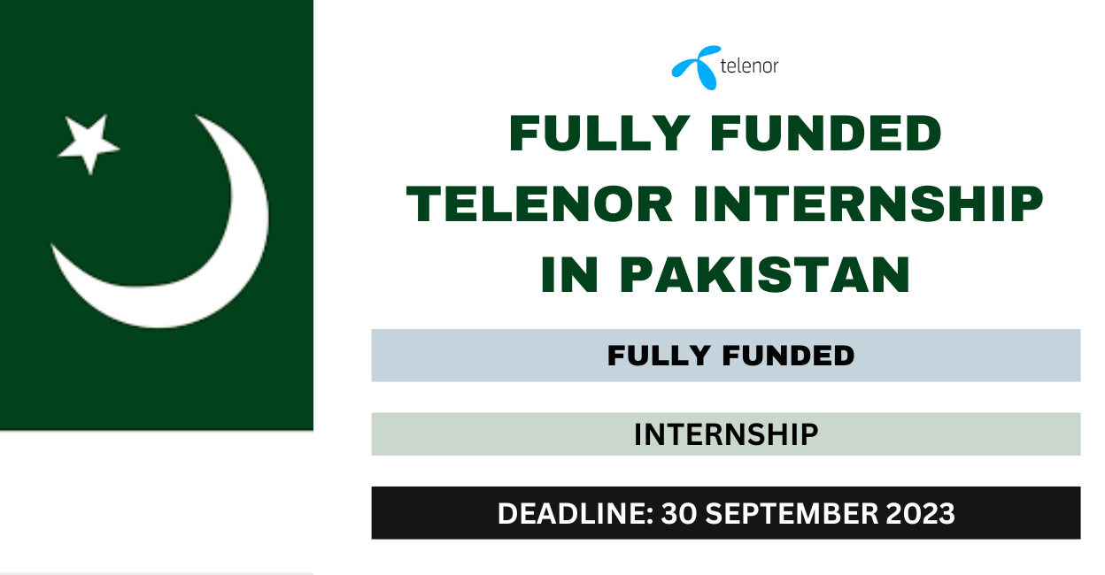 Feature image for Fully Funded Telenor Internship in Pakistan 2023-24