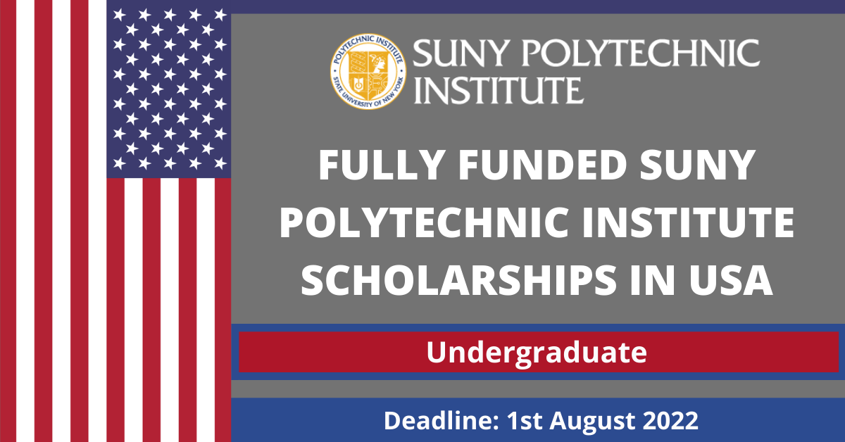 Feature image for Fully Funded SUNY Polytechnic Institute Scholarships in USA