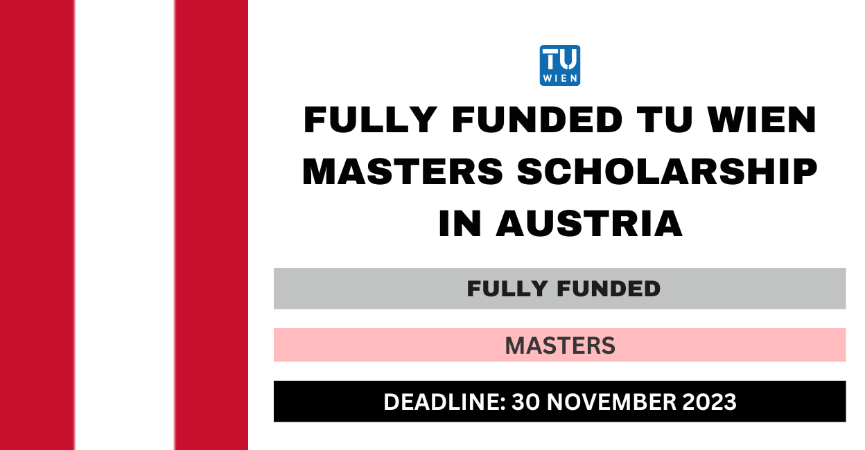 Feature image for Fully Funded TU Wien Masters Scholarship in Austria 2024