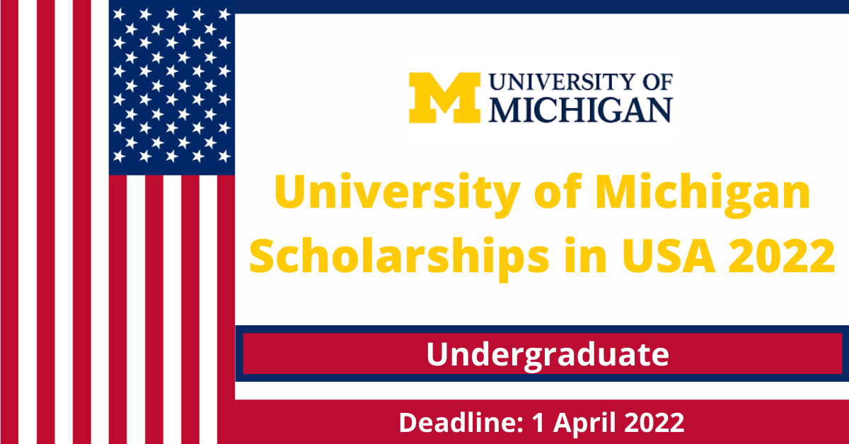 Feature image for University of Michigan Scholarships in USA 2022