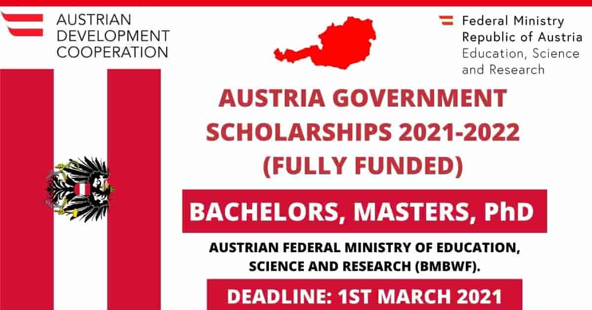 Feature image for Fully Funded Austria Government Scholarship 2022
