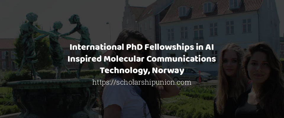 Feature image for International PhD Fellowships in AI Inspired Molecular Communications Technology, Norway