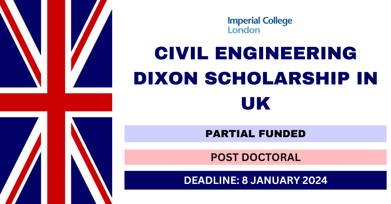 Feature image for Civil Engineering Dixon Scholarship in UK 2024