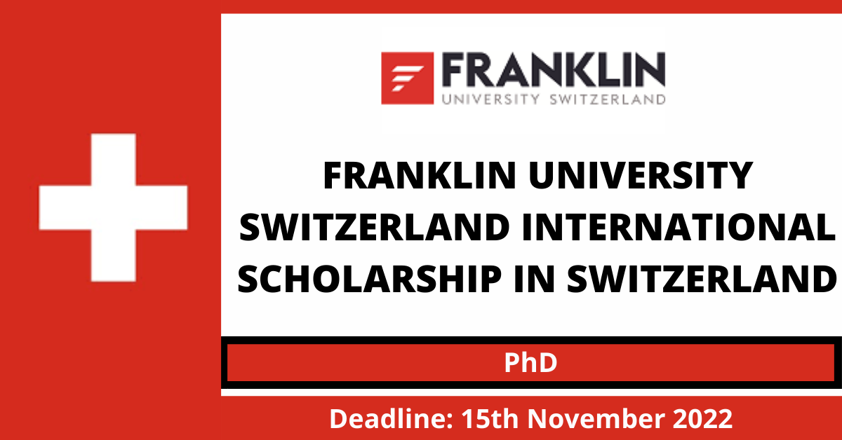 Feature image for Franklin University Switzerland International scholarship in Switzerland
