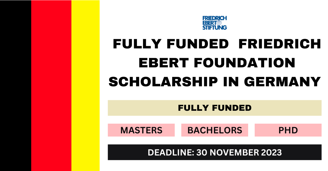 Feature image for Fully Funded Friedrich Ebert Foundation Scholarship in Germany 2024