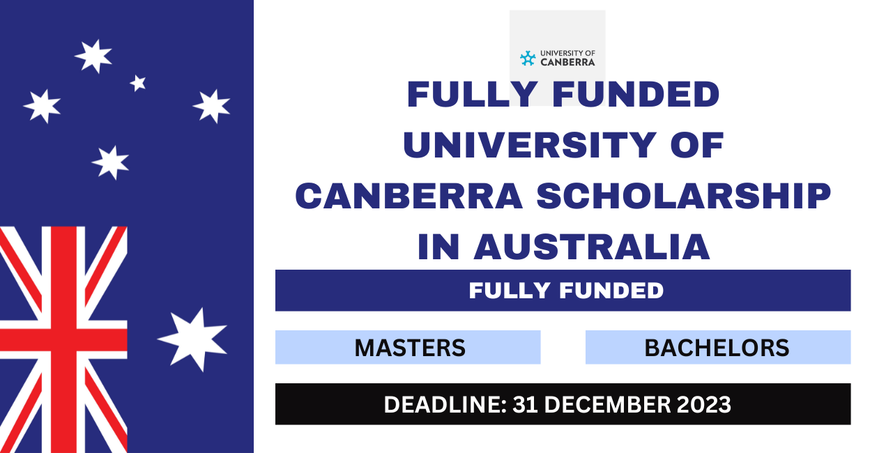 Feature image for Fully Funded University Of Canberra Scholarship in Australia 2023-24