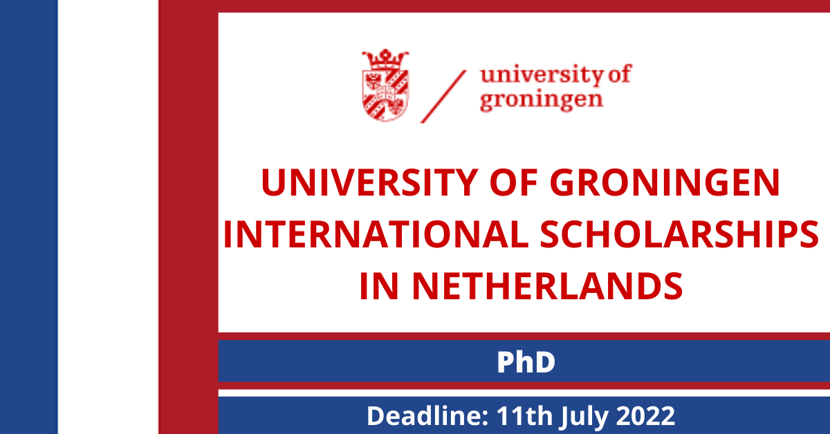 Feature image for University of Groningen International Scholarships in Netherlands