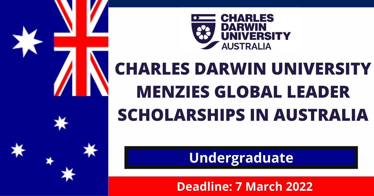 Feature image for Charles Darwin University Menzies Global Leader Scholarships in Australia
