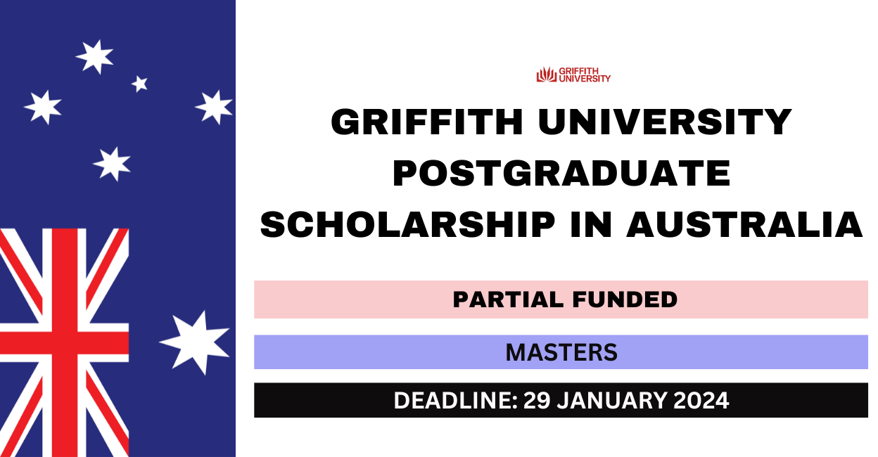 Feature image for Griffith University Postgraduate Scholarship in Australia 2024