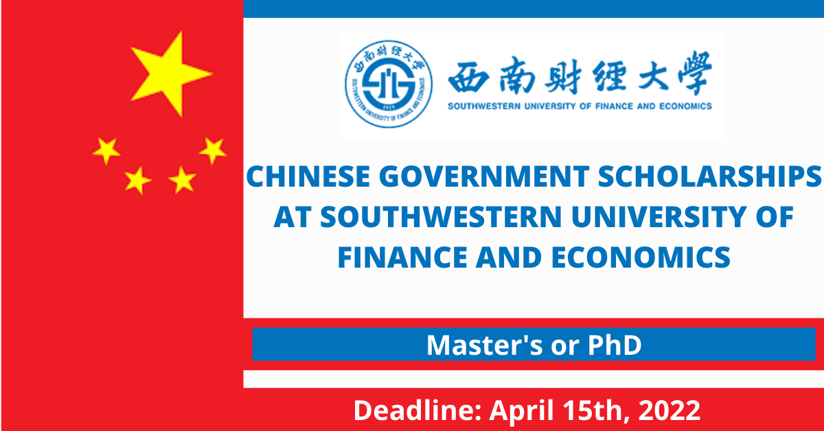 Feature image for Chinese Government Scholarships at Southwestern University of Finance and Economics