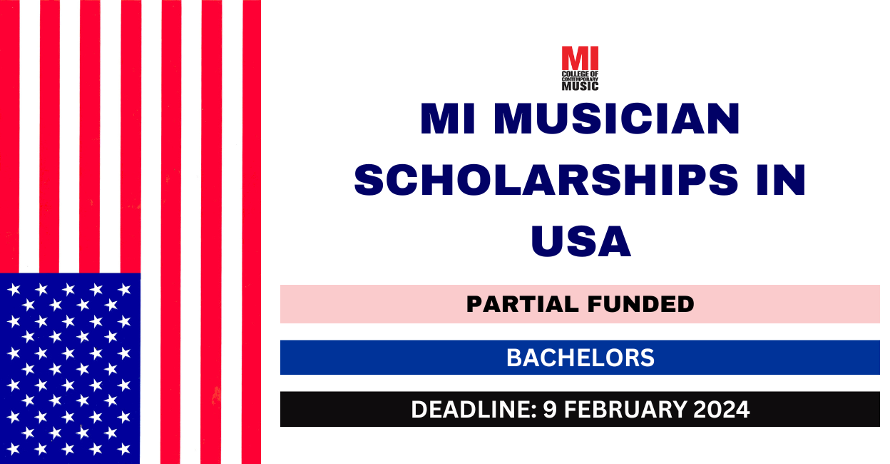Feature image for MI Musician Scholarships in USA 2024