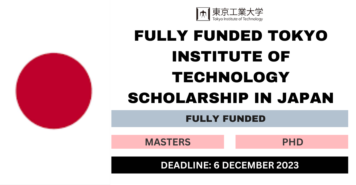 Feature image for Fully Funded Tokyo Institute of Technology Scholarship in Japan 2024