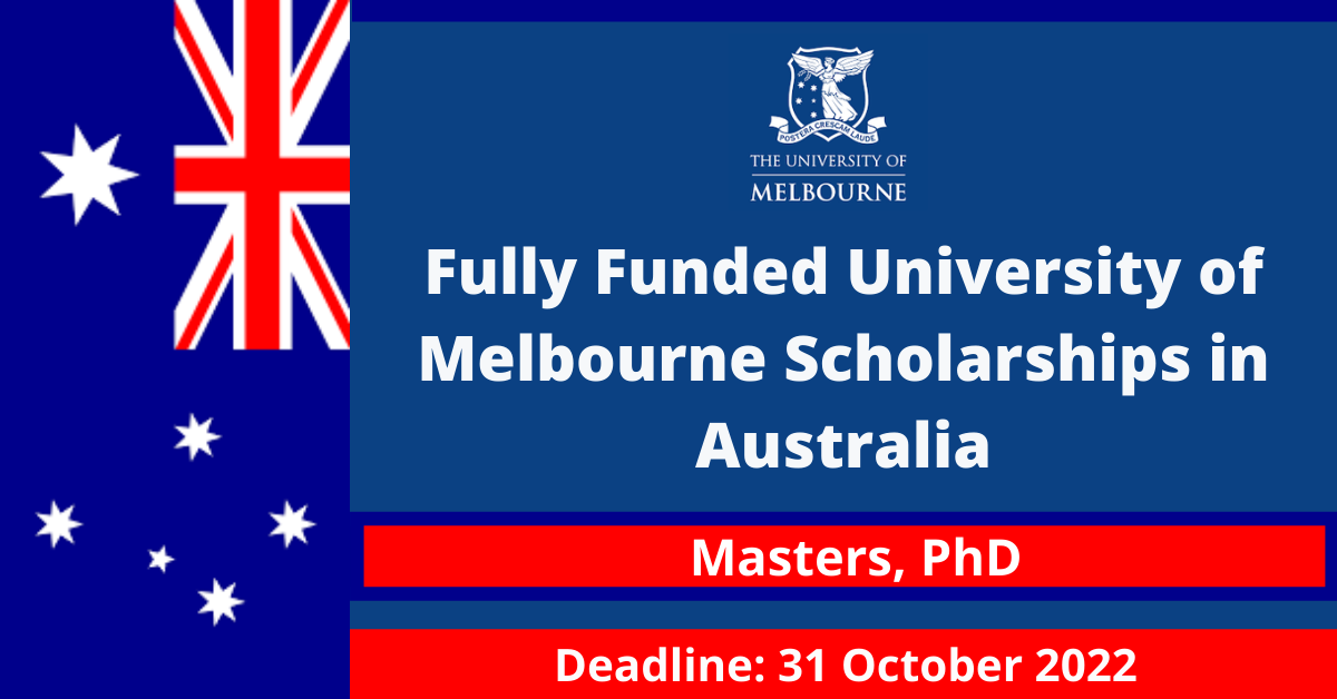 Feature image for Fully Funded University of Melbourne Scholarships in Australia