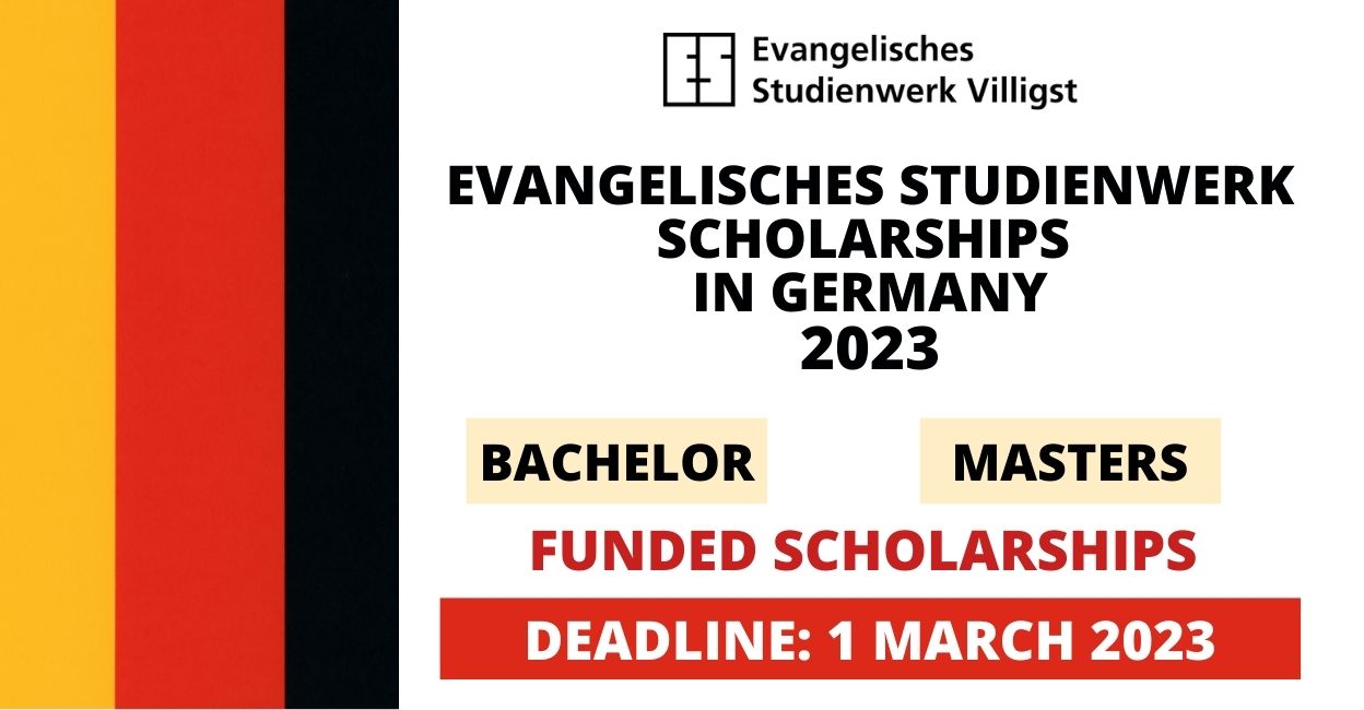 Feature image for Funded Evangelisches Studienwerk Scholarships in Germany 2023