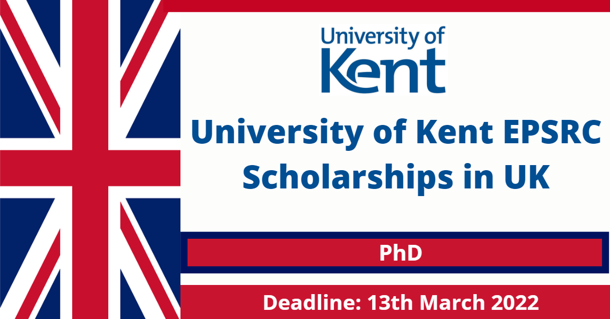 Feature image for University of Kent EPSRC Scholarships in UK