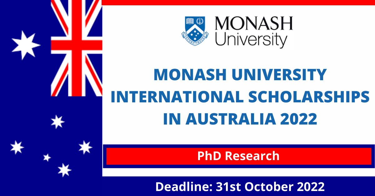 Feature image for Monash University International Scholarships in Australia 2022