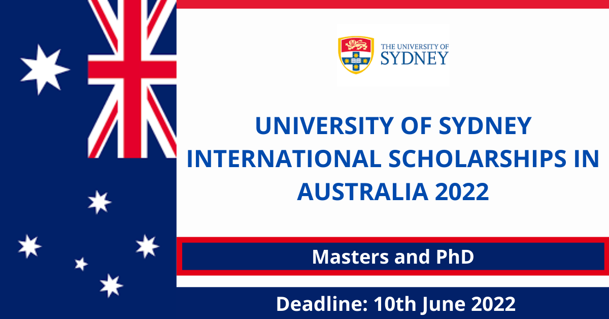 Feature image for University of Sydney International Scholarships in Australia 2022