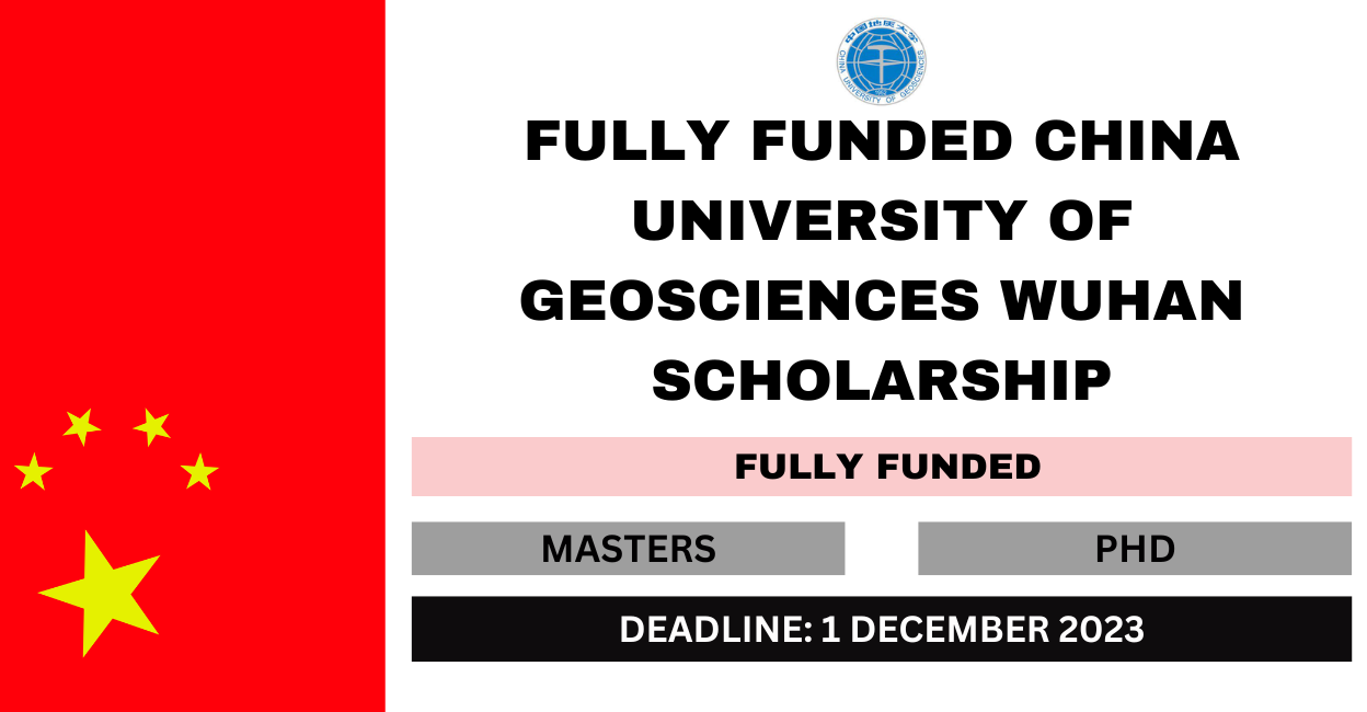 Feature image for Fully Funded China University of Geosciences Wuhan Scholarship 2024