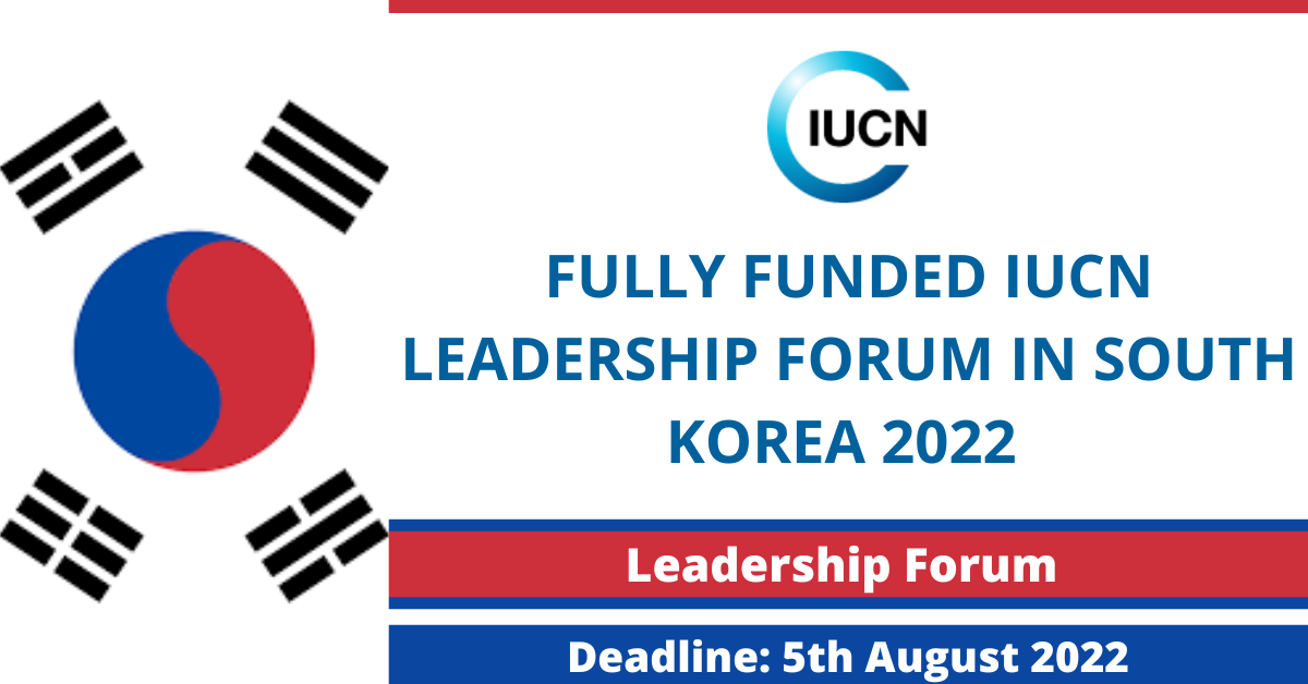 Feature image for Fully Funded IUCN Leadership Forum in South Korea 2022